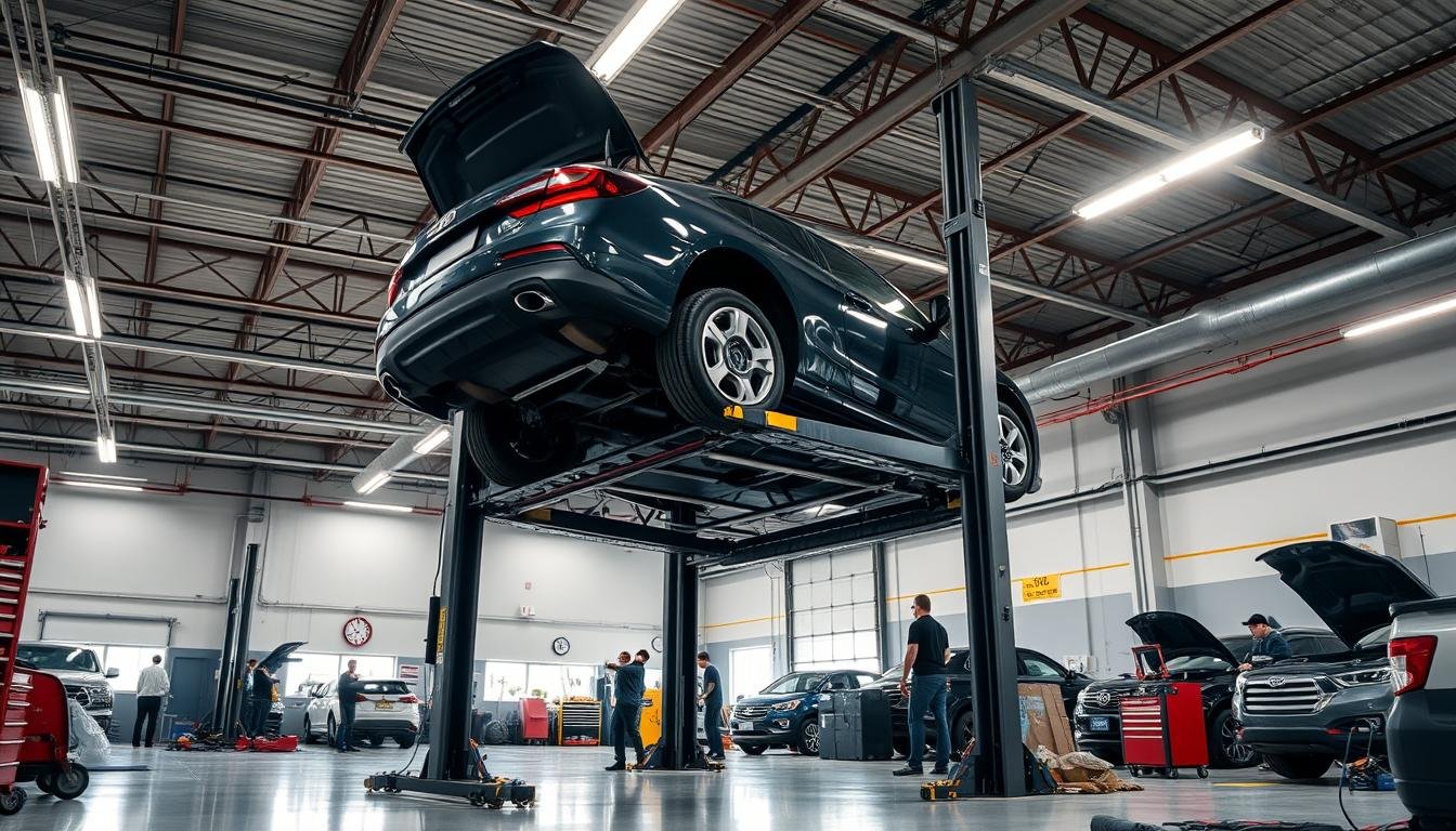 4 post car lift