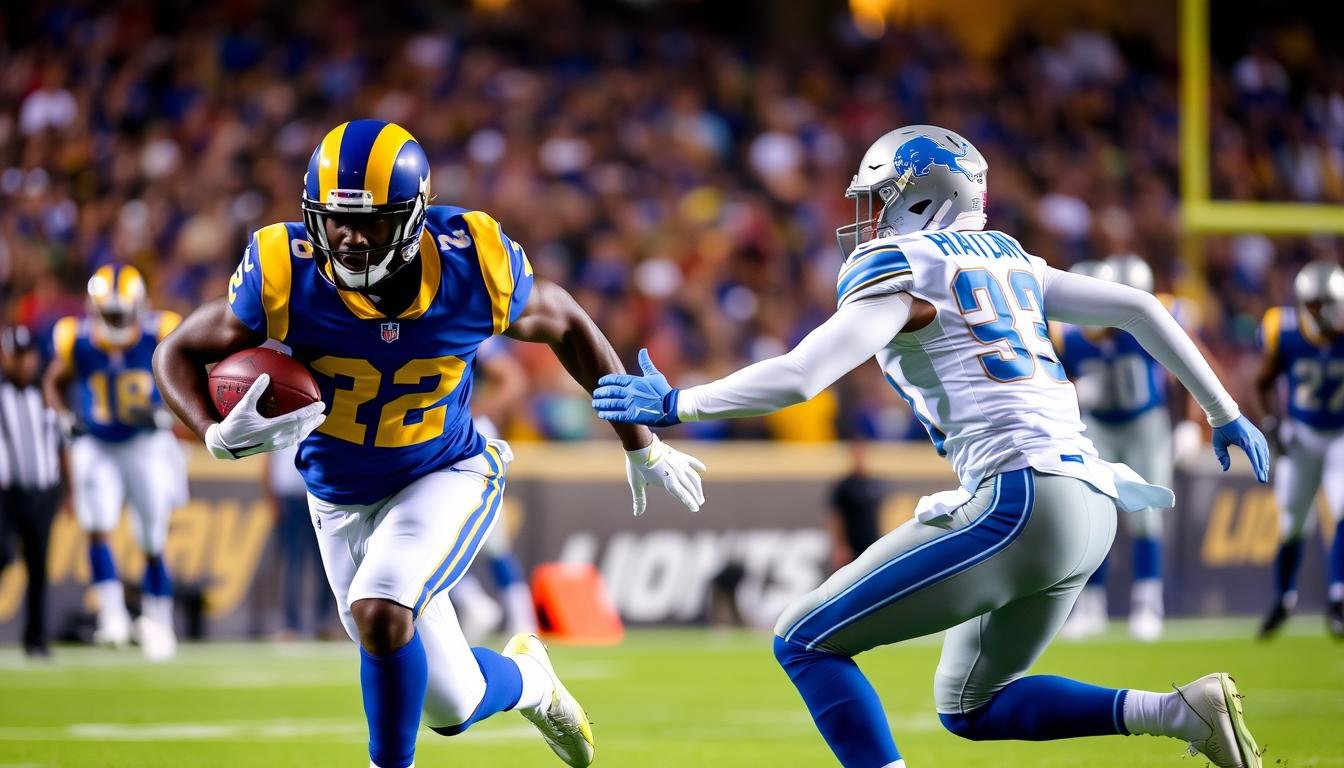 los angeles rams vs detroit lions match player stats